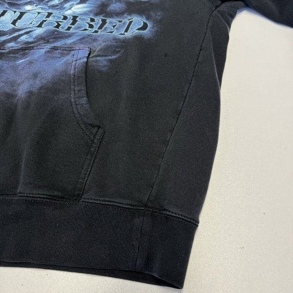 Disturbed Asylum Band Hoodie Adult Small Black Big Print Rock Sweatshirt 2010 - Picture 6 of 15